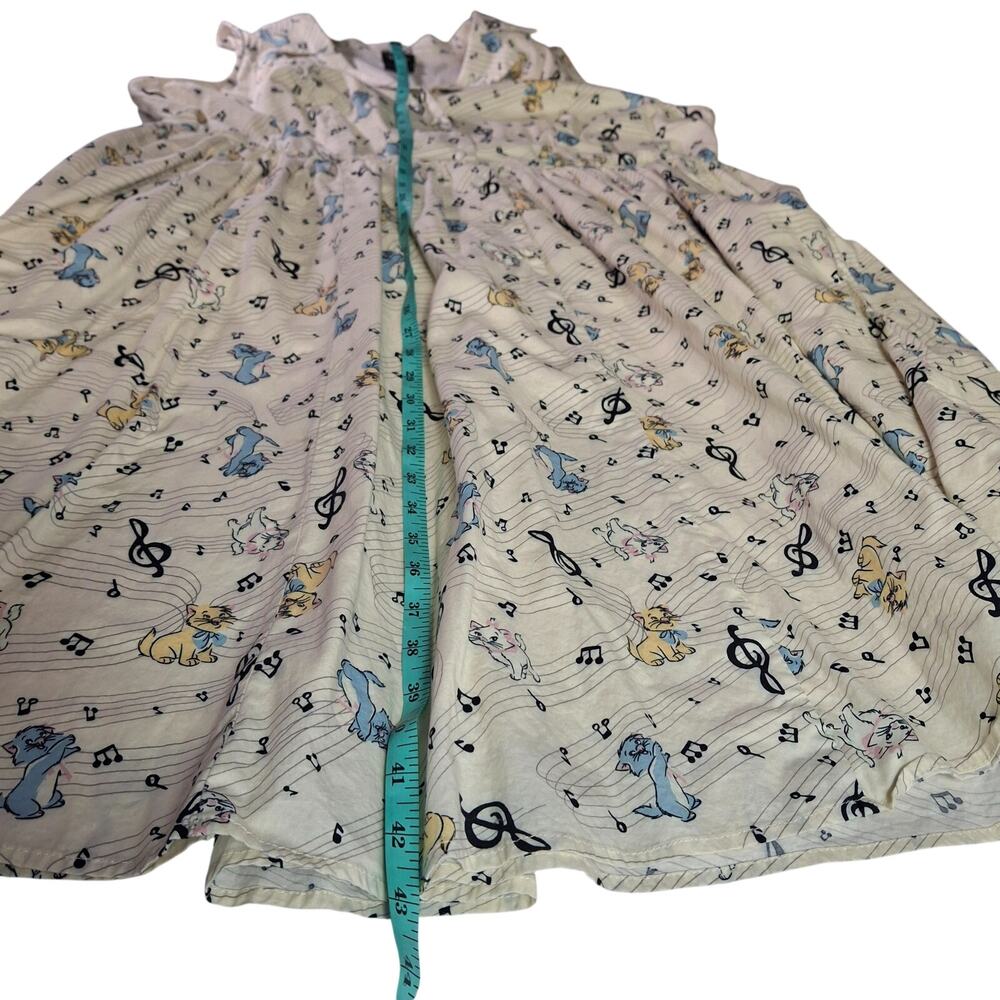 Disney The Aristocats Cat Print Sleeveless Midi Dress Size 20 - Picture 10 of 11